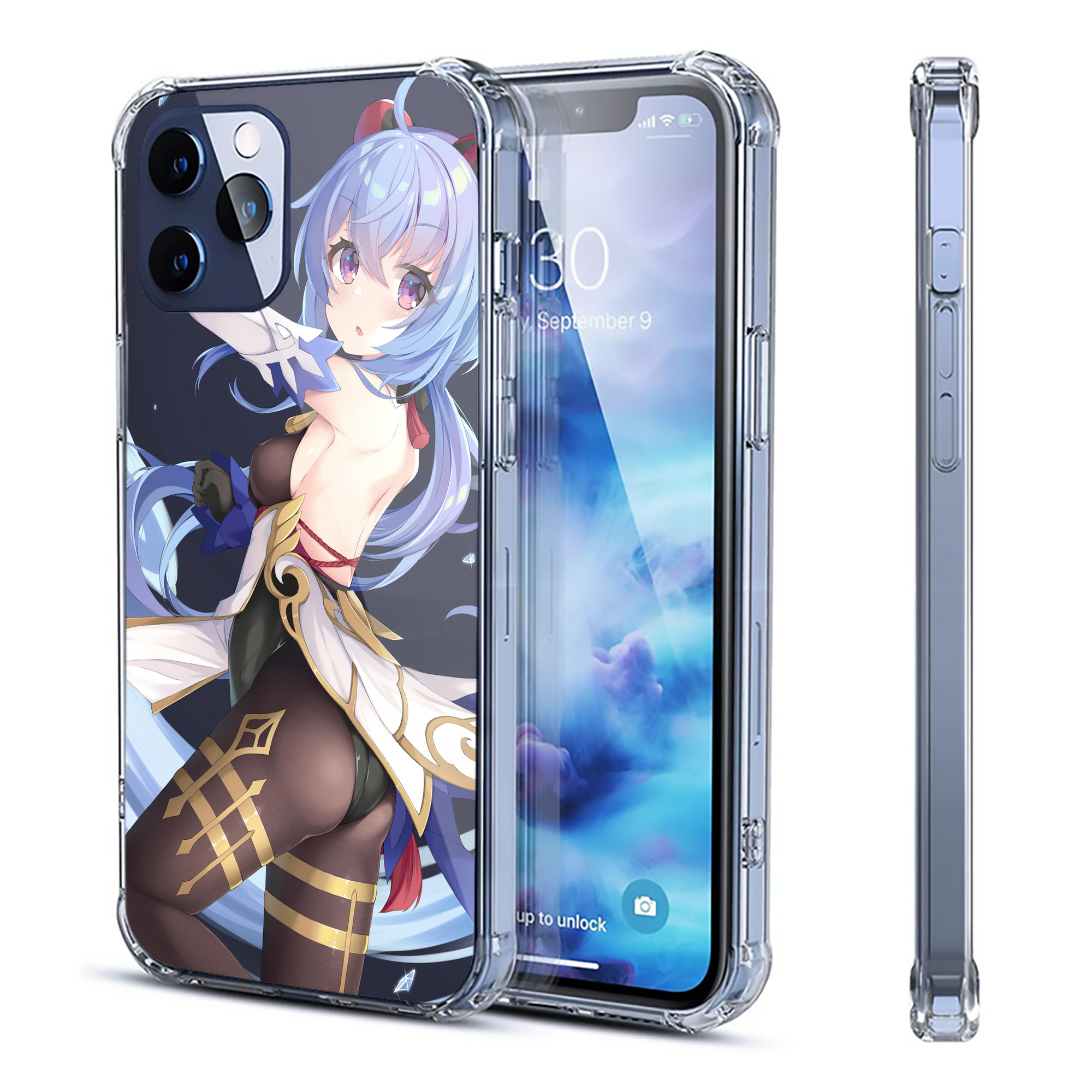 げんし神 genshin 【iPhone 12シリーズ対応】透明スマホケース（クリアソフトケース）